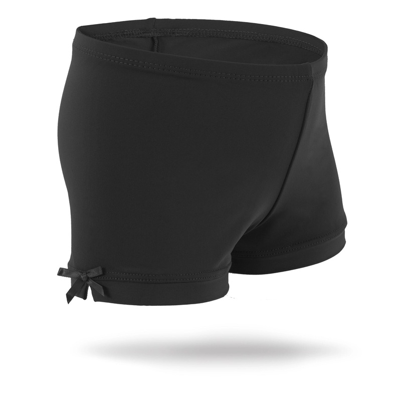 Girls Black Spandex Shorts 2T