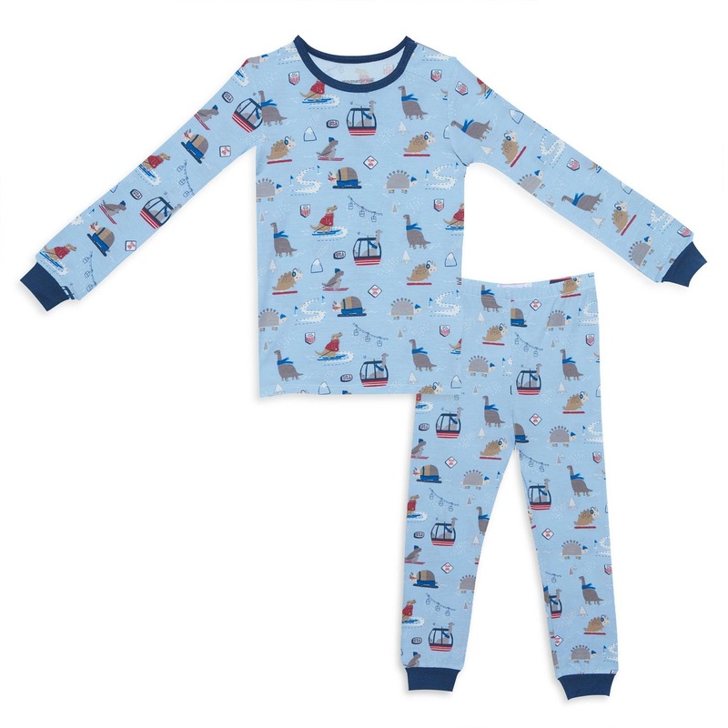 Magnetic Me Ski Rex Modal Magnetic 2 Piece Toddler Pjs 2T