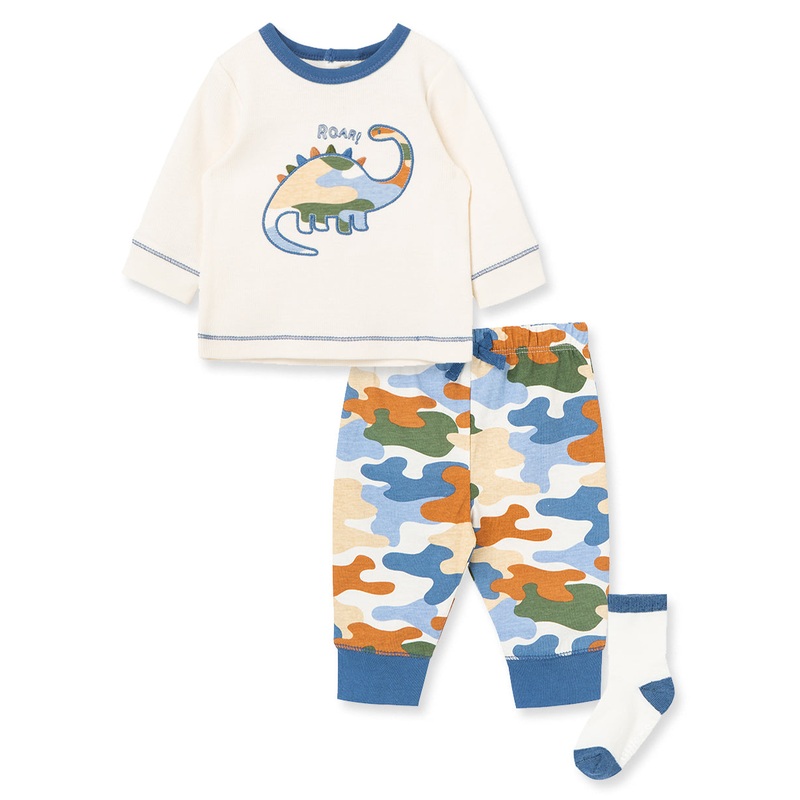 Multi Camo Dino Jogger Set 0-3M