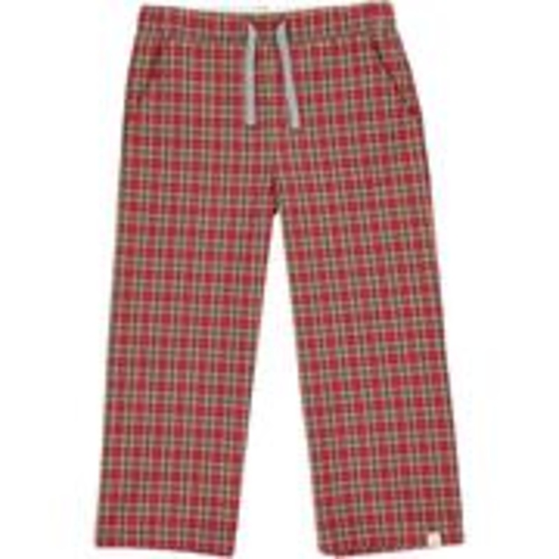 Rockford Lounge pants Red/Brown Plaid 2-3T