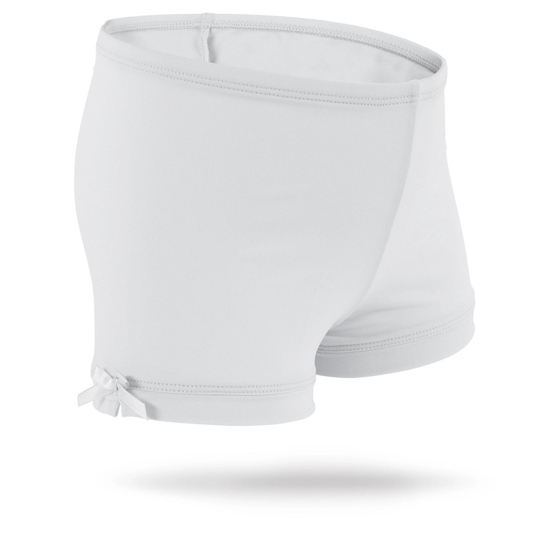 White as Snow Girls Spandex Shorts 2T