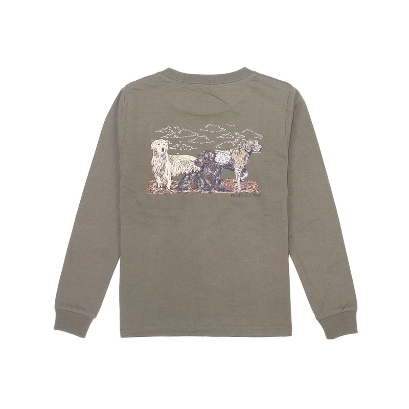 LD Hunting Dogs LS Tan 2T