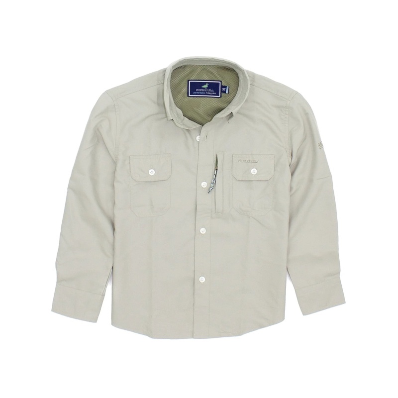 LD Offshore Fishing Shirt Khaki 2T