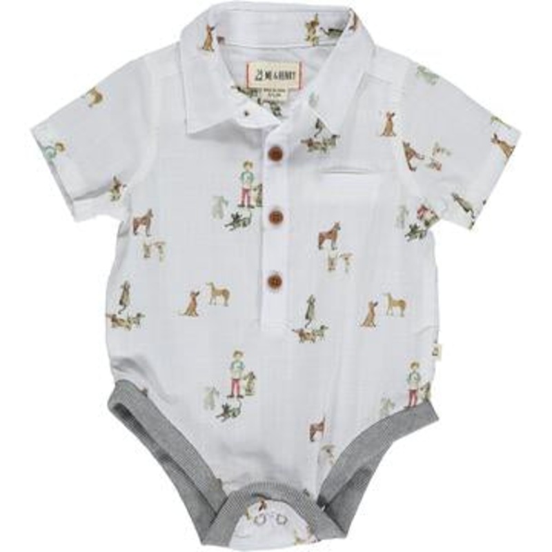 Me & Henry Henry 10 Onesie | Henry Print 0-3M