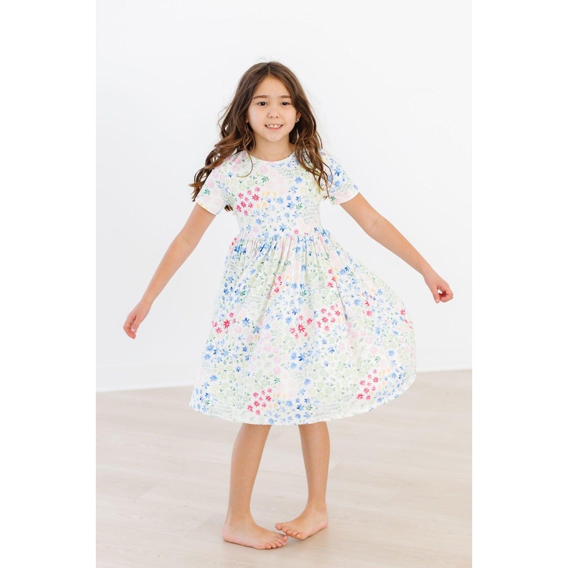 Mila & Rose Sunshine Meadows S/S Pocket Twirl Dress 6-12M