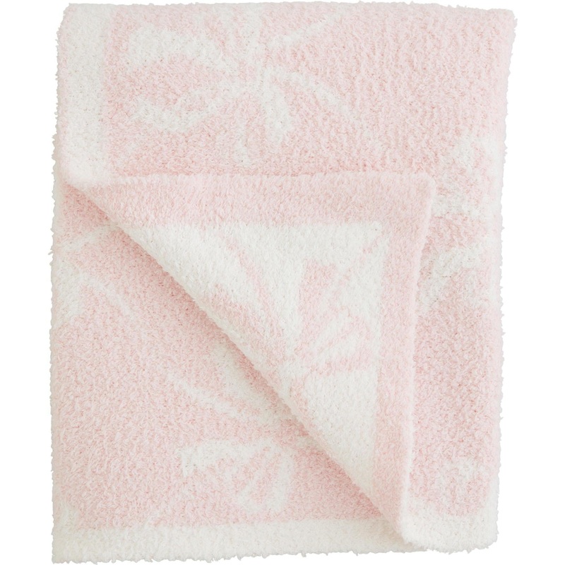Mud Pie Bow Chenille Blanket