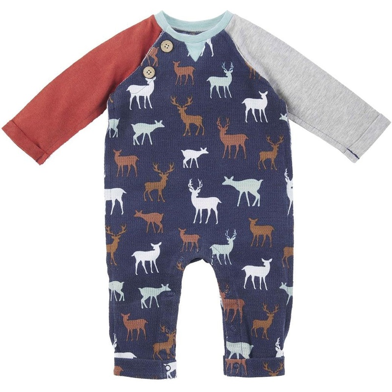 Mud Pie Deer One-Piece 3-6M