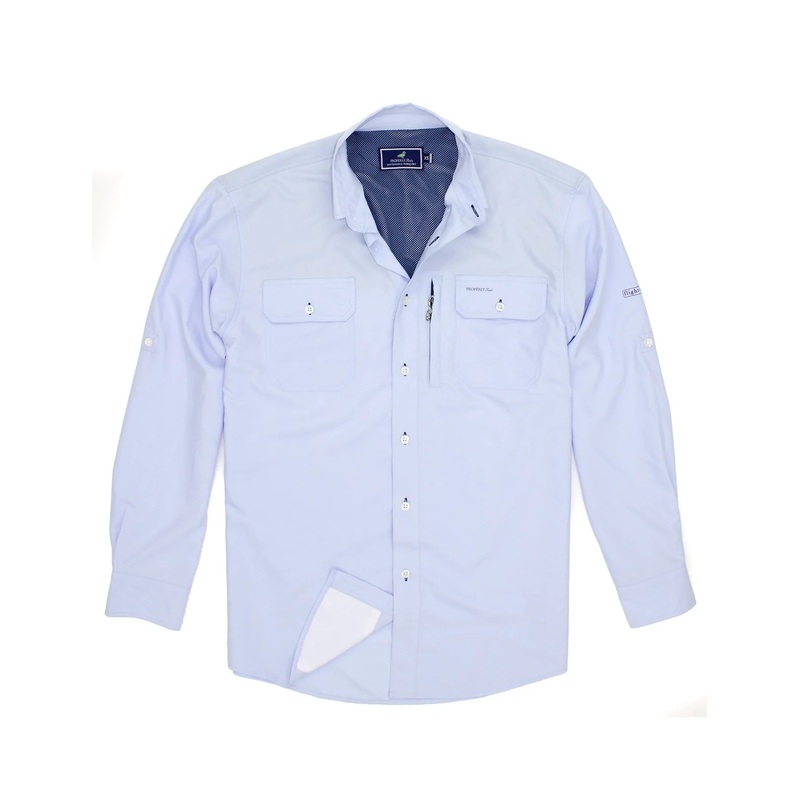 Offshore Fishing Shirt Light Blue