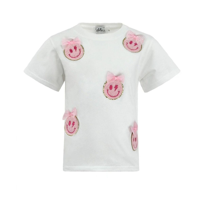 Pink Smiles T Shirt 4T