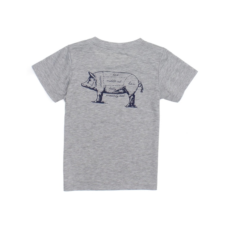 Portland Pocket Tee SS Butchers Guide Heather Grey