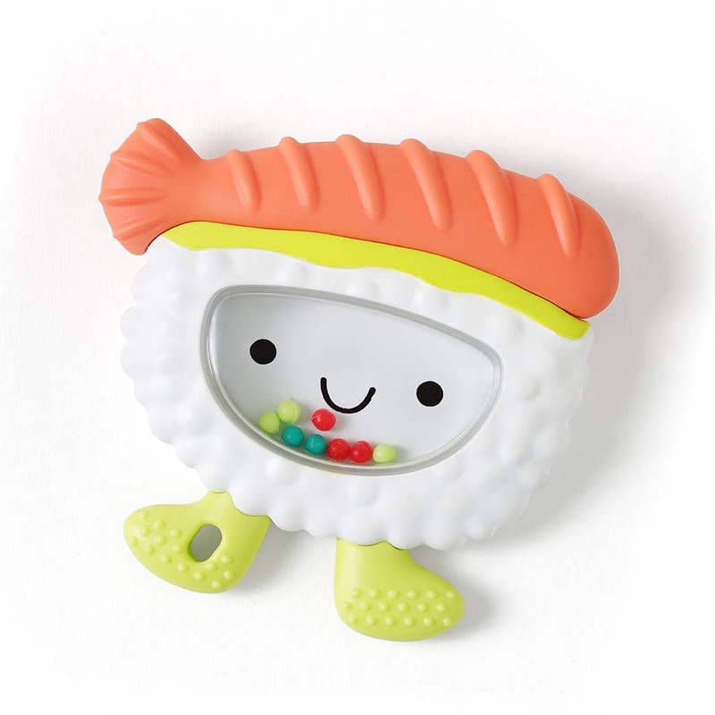Sweetie Shake Plus – Teething + Rattle Toy: Sushi