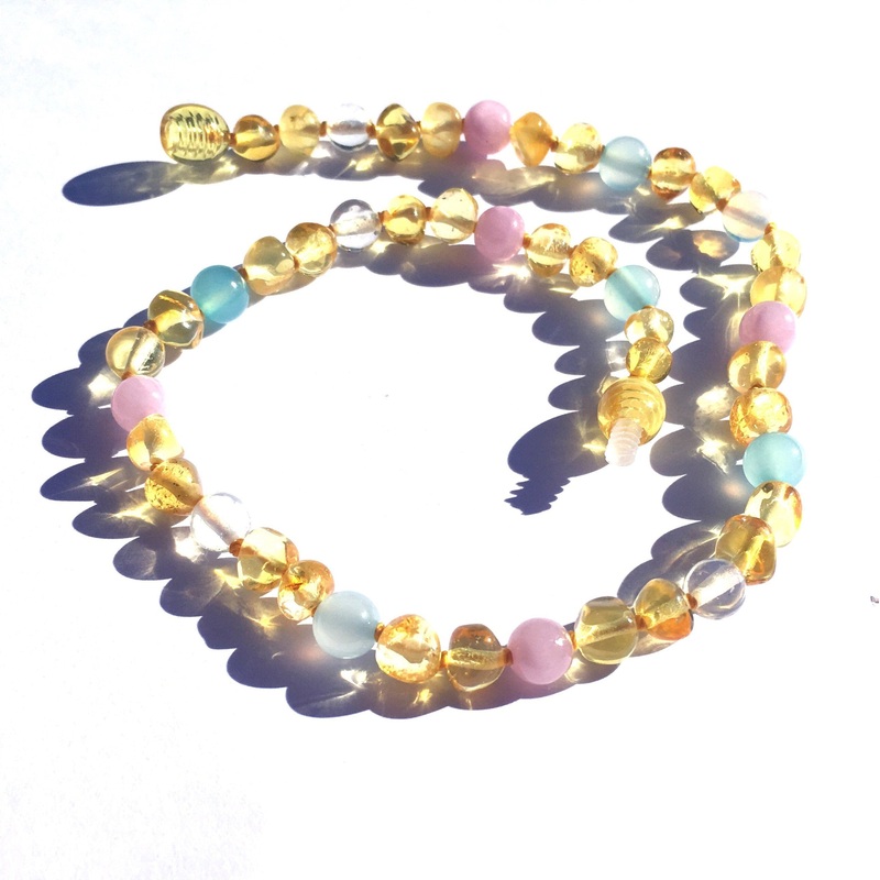 Amber Goose Wild Lemon Baby Necklace M