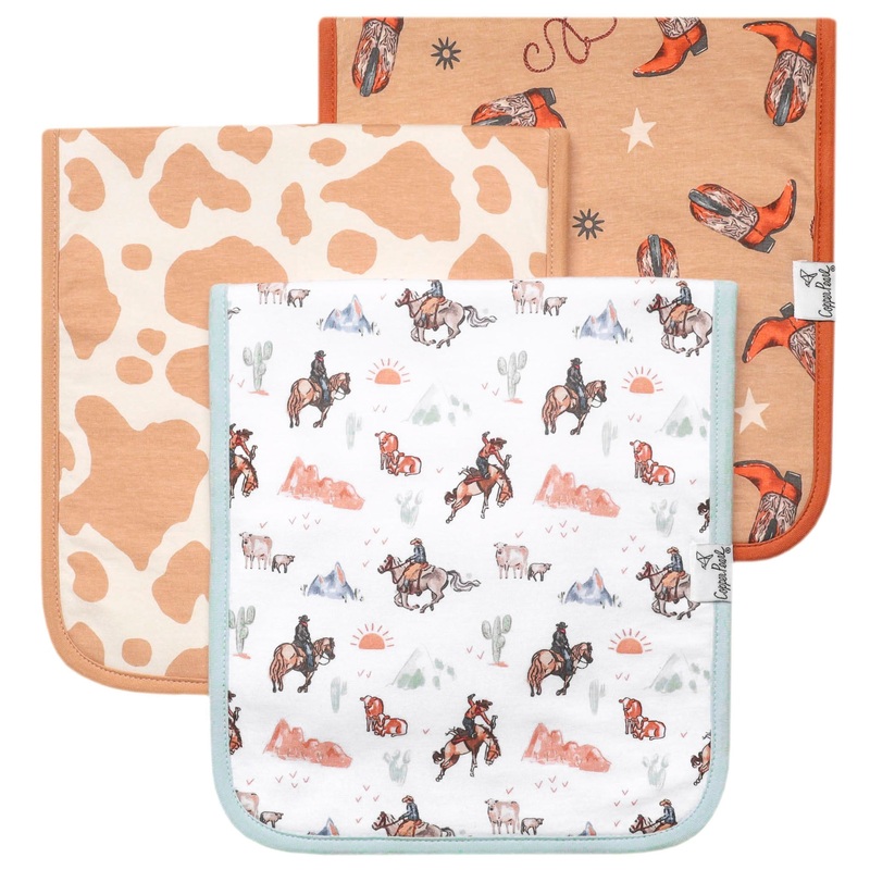Copper Pearl Premium Burp Cloths | Boone