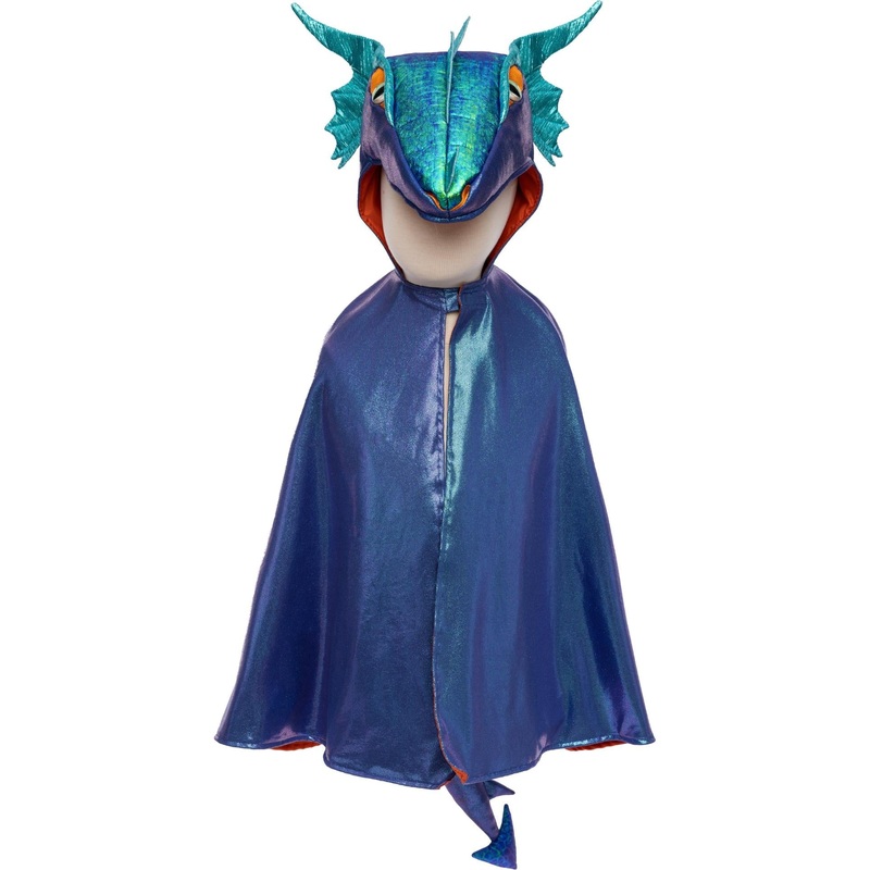 Great Pretenders Azure The Metallic Dragon Cape 3-4Y