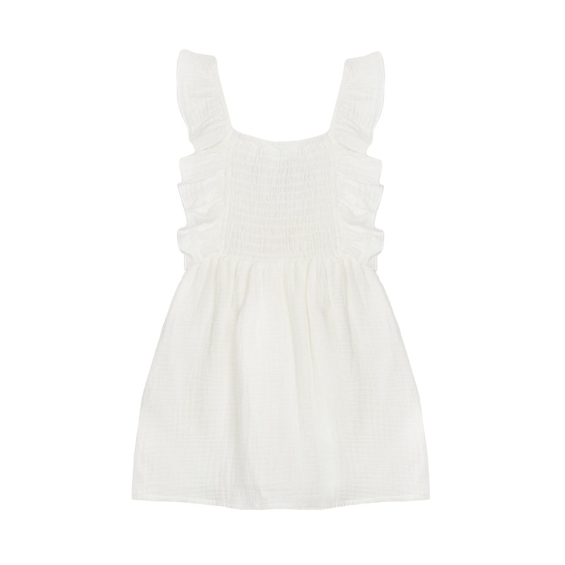 Mabel + Honey Vivienne Cotton Gauze Dress 12-18M