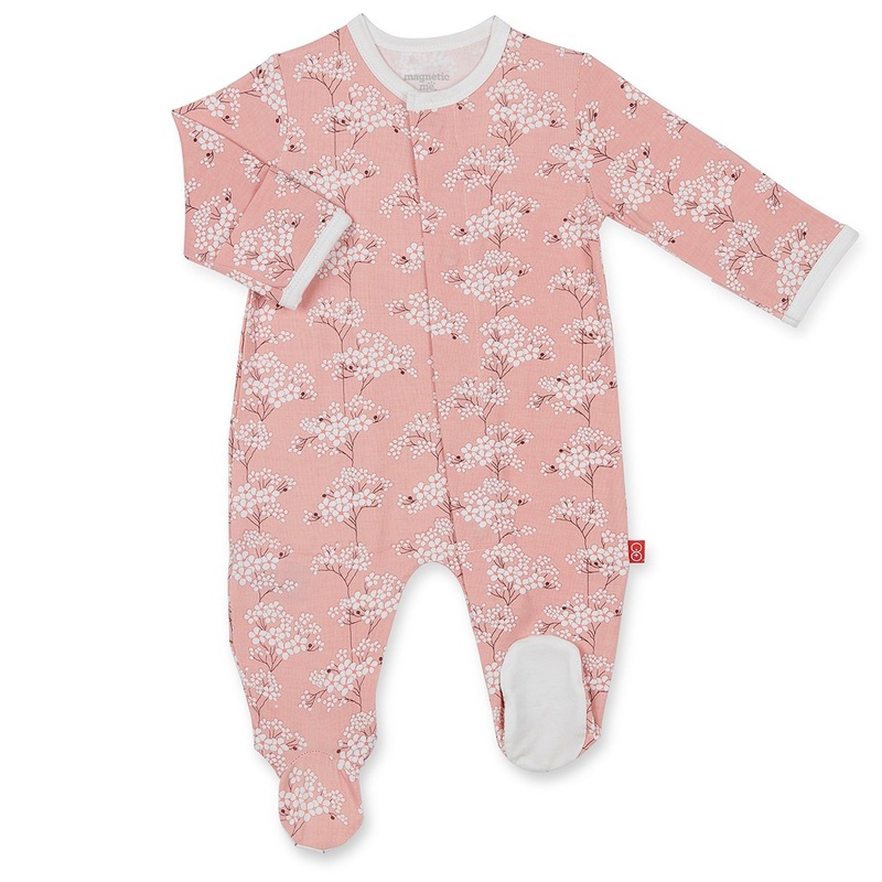 Magnetic Me Cherry Blossom Modal Magnetic Footie Preemie