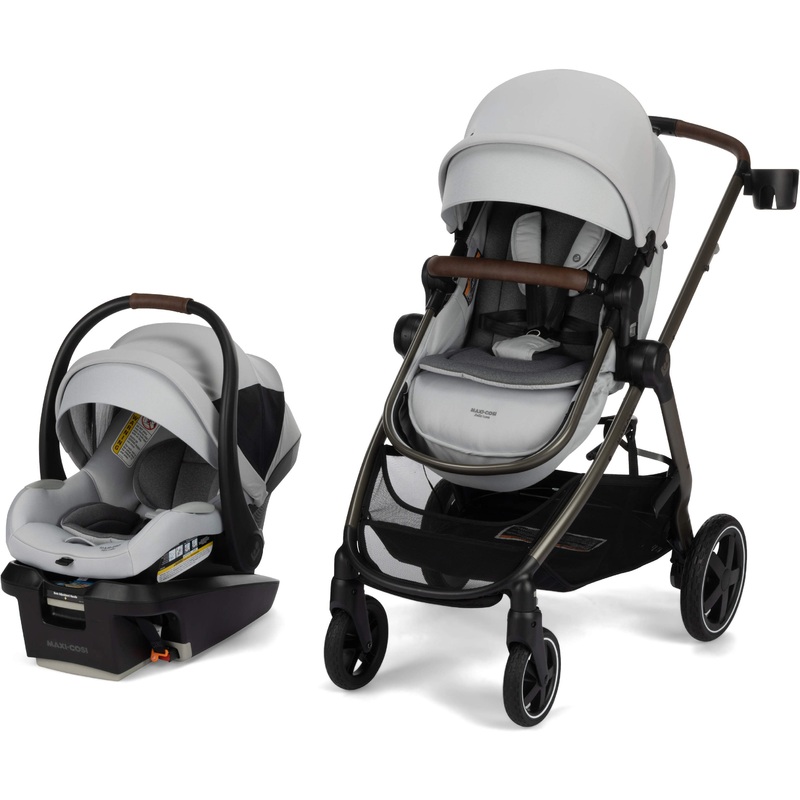 Maxi-Cosi Zelia Luxe+ 5-in-1 Modular Travel System Arctic Frost