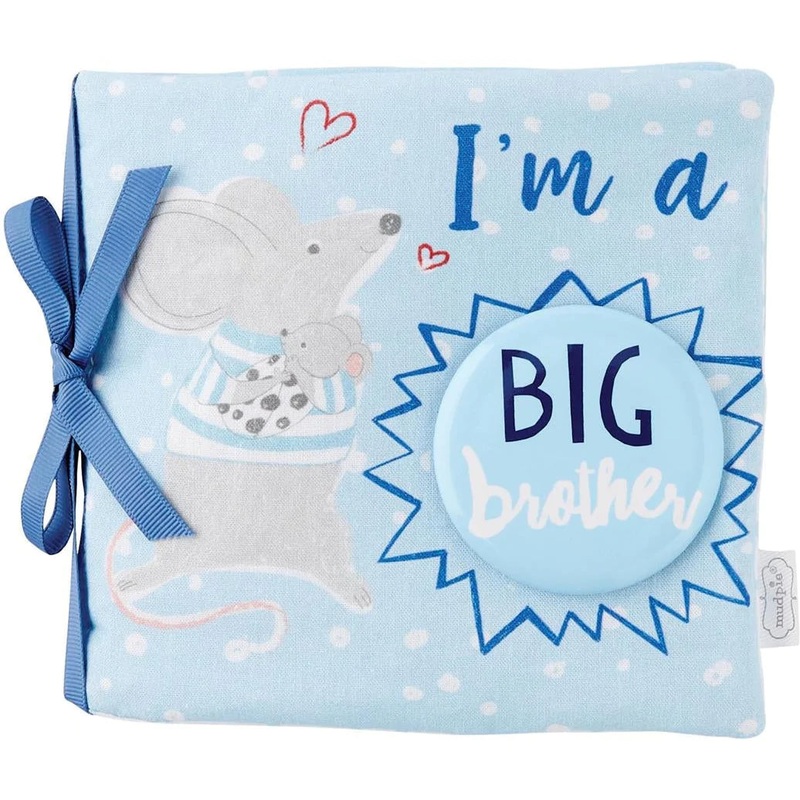Mud Pie Big Brother Book & Pin Set