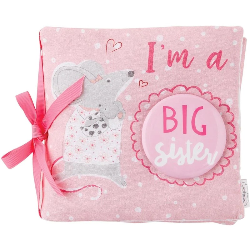 Mud Pie Big Sister Book & Pin Set