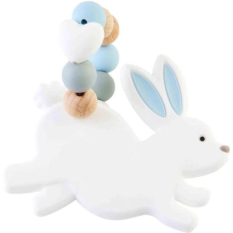 Mud Pie Blue Bunny Teether