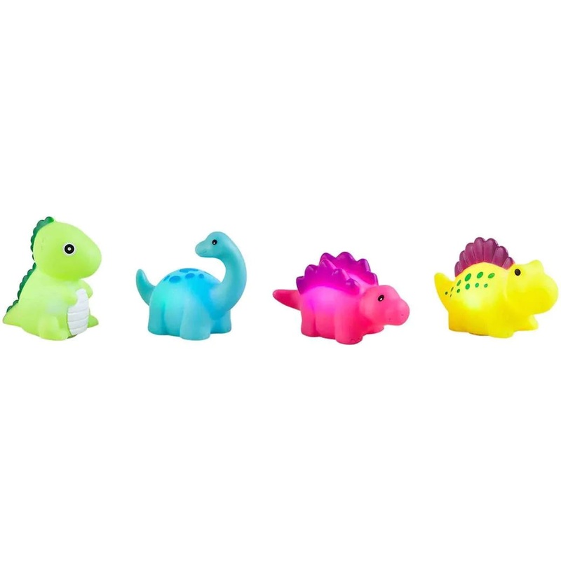 Mud Pie Dino Light-Up Bath Toy Set