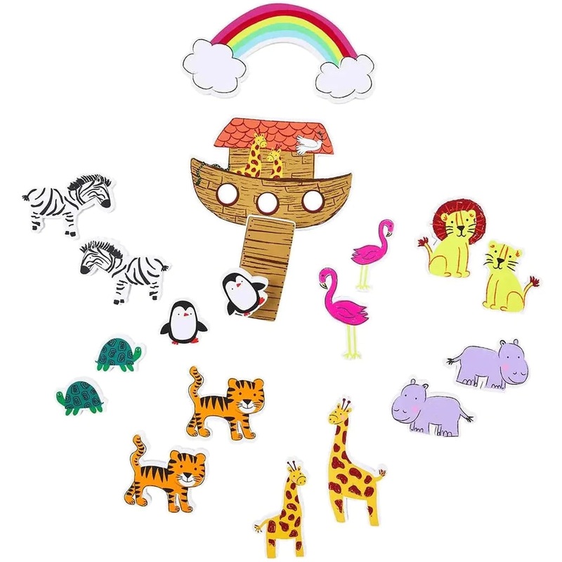 Mud Pie Noah’s Ark Bath Stickable Set