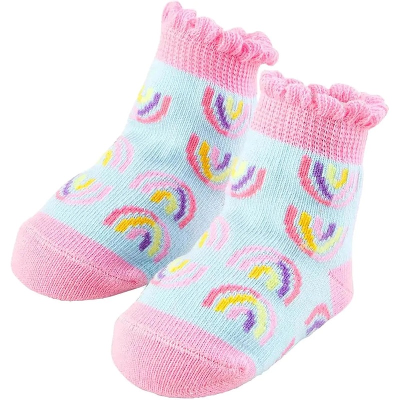 Mud Pie Rainbow Socks 0-12M