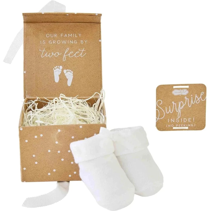 Mud Pie Sock Announcement Box