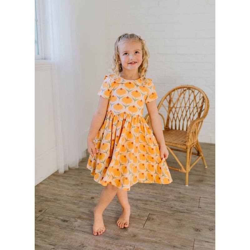 Ollie Jay Elizabeth Dress in Sunflower 2T
