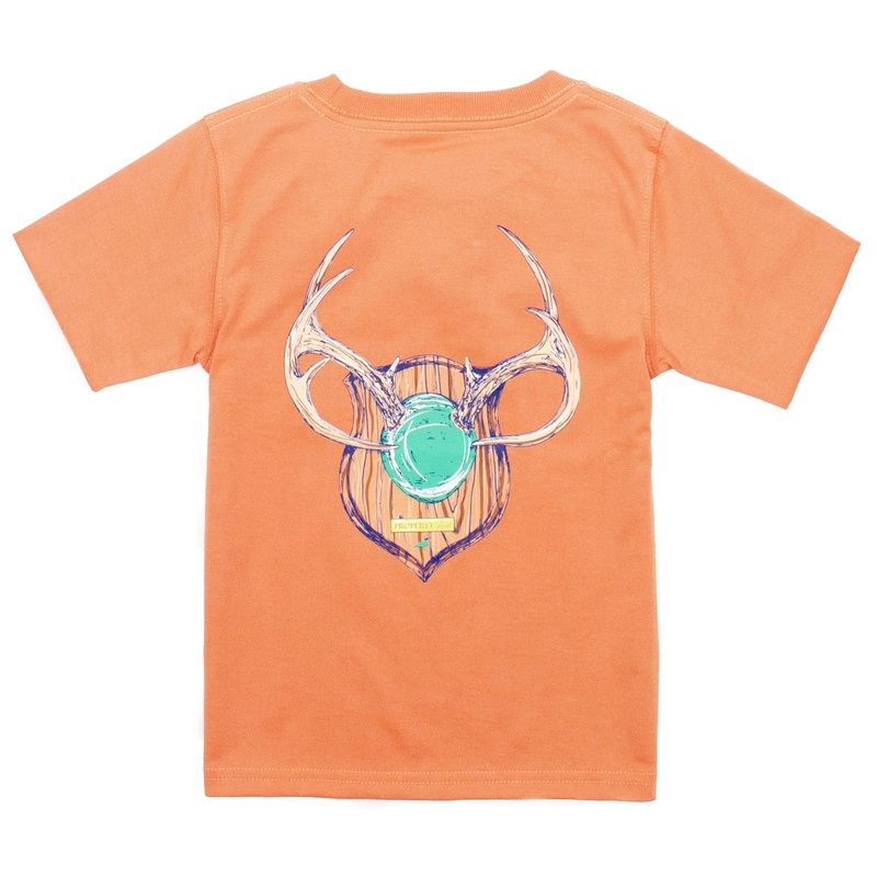 Properly Tied Boys Antler Mount Short Sleeve 2T