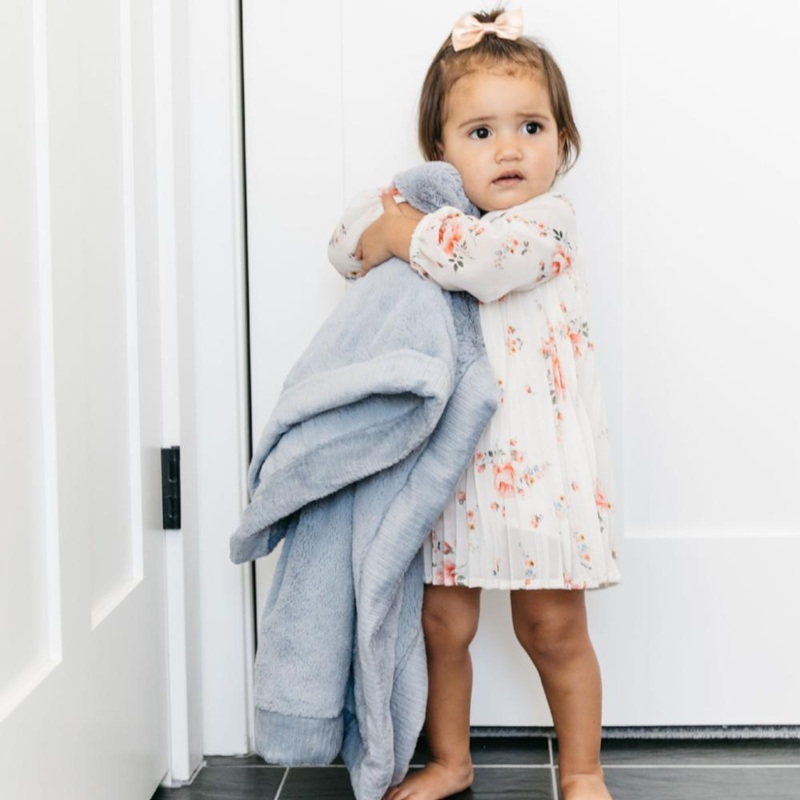 Saranoni Lush Receiving Blanket | Storm Cloud