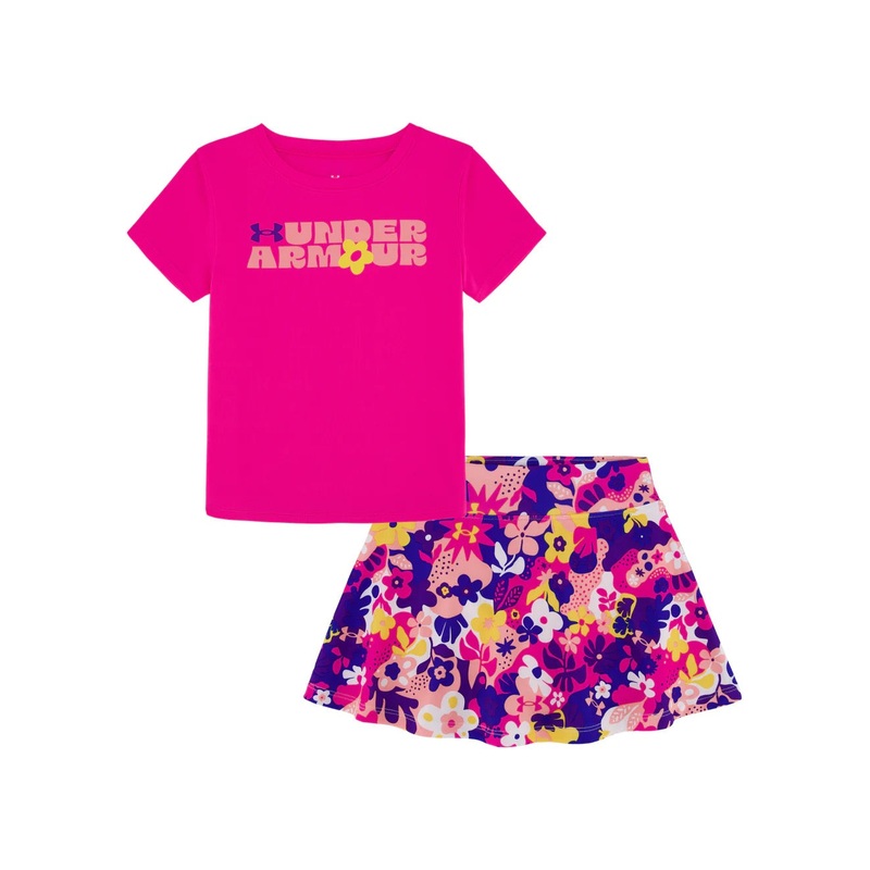 UA Printed Skort Set Rebel Pink 12M