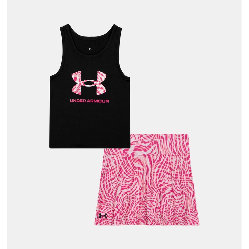 UA TANK SKORT SET BLACK 12M