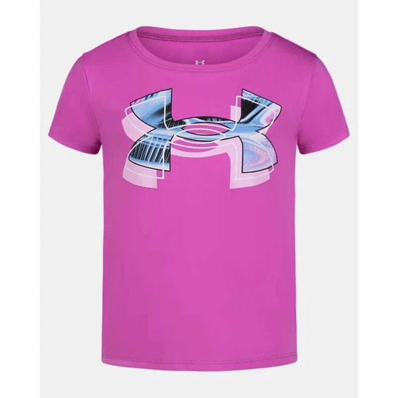 UA Tech Big Logo SS Vivid Magneta 2T