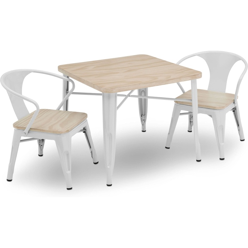 Delta Children Bistro Table & Chair Set Grey