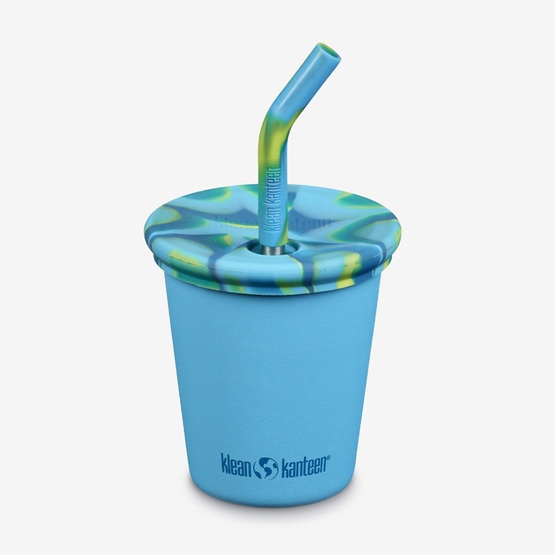 Klean Kanteen 10 oz Kid’s Cup with Straw Lid Hawaiian Ocean
