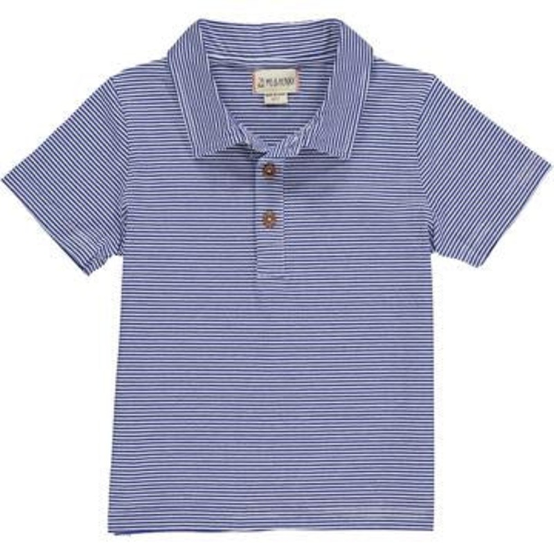 Me & Henry Admiral Polo | Blue Stripe 2-3T
