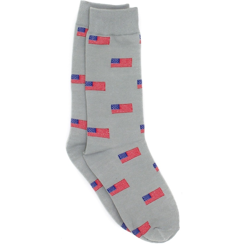 Properly Tied Lucky Duck Sock American Flag 2-3Y