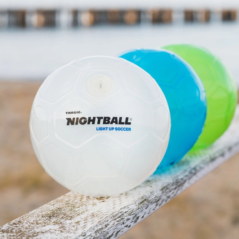 Tangle Nightall Soccer Ball White