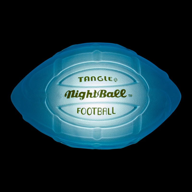 Tangle NightBall Football Blue