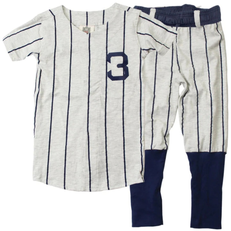 Wes and Willy Boys SS Baseball PJ 9-12M