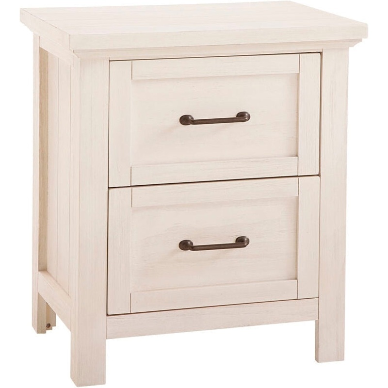 Westwood Design Westfield 2-Drawer Nightstand Brushed White