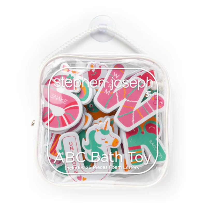 ABC Bath Toy Pink