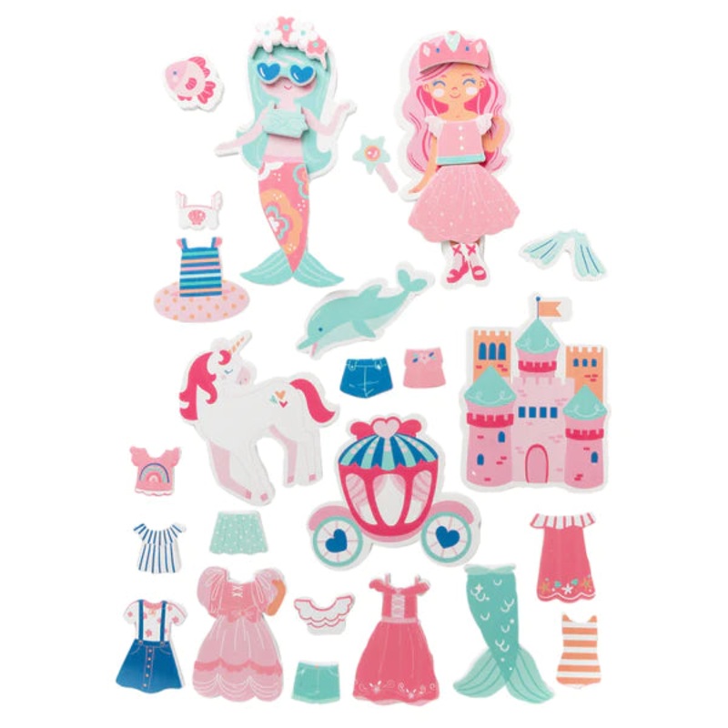 Dress-Up Bath Toy Girl/Mermaid