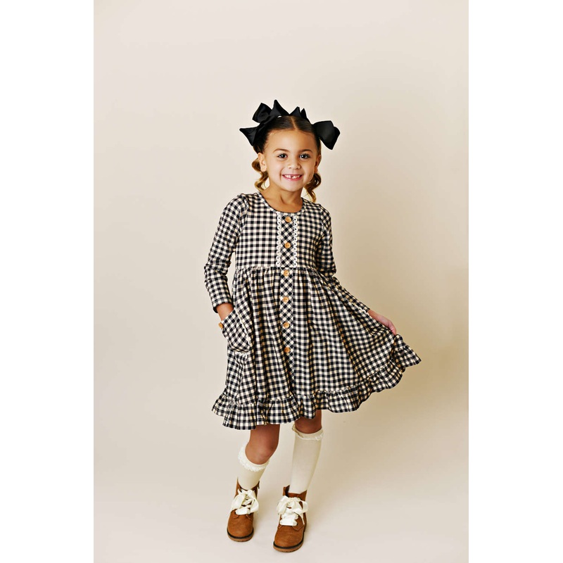 Swoon Baby Clothing Prim Gingham Pocket Dress 2T
