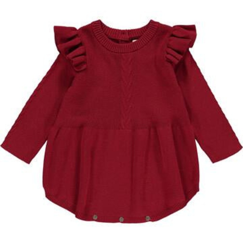 Vignette Collins Knit Bubble | Red 0-3M