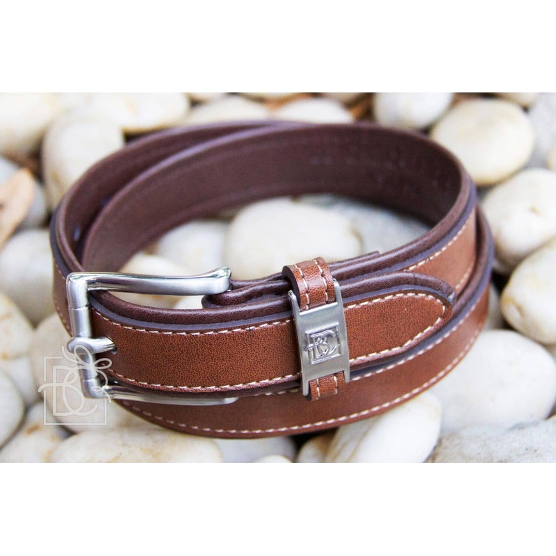 Brown/Light Brown Double Leather Belt 20″