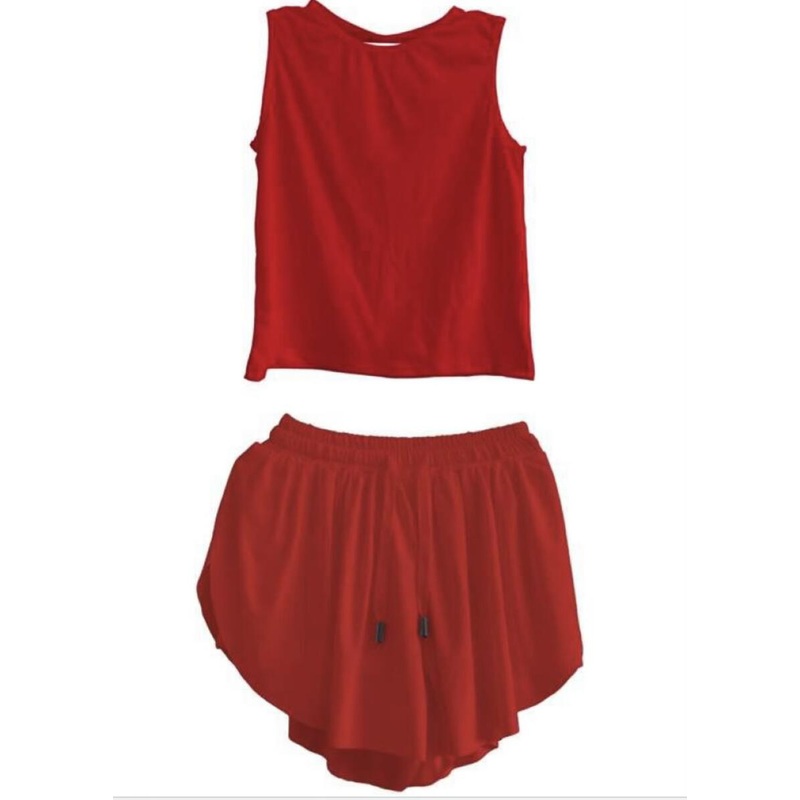 Butterfly Athletic Shorts Red 2T