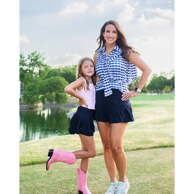 Girls Lawley Solid Skirt Black 5Y