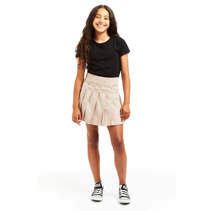 Pleated Tennis Skirt In Pink 7Y